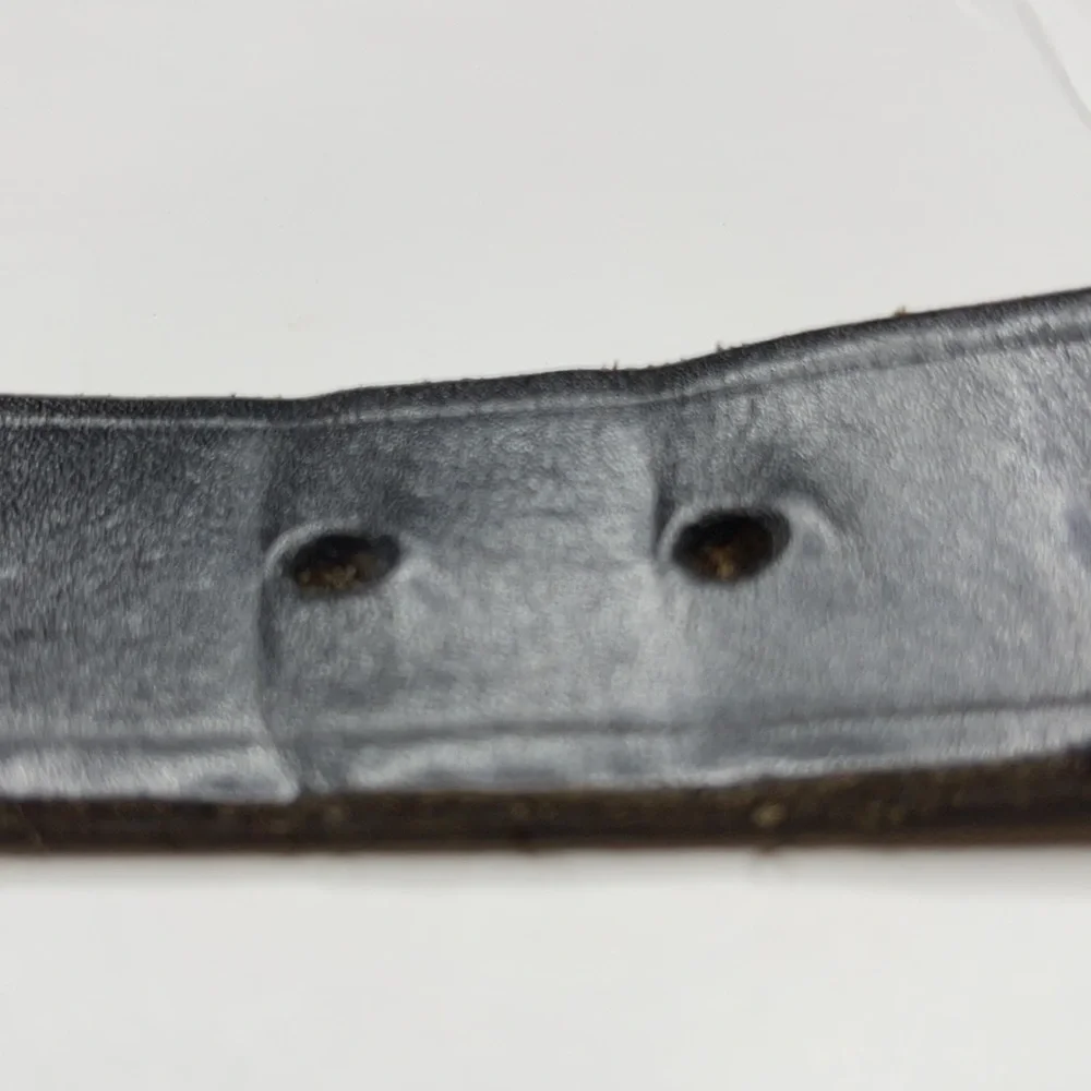 Triple K Black Leather Belt Size 40